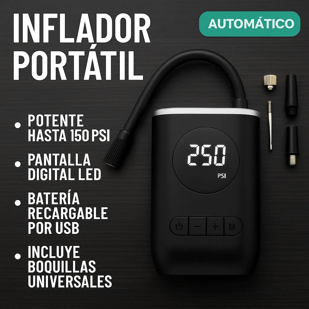 AIRGO® - INFLADOR PORTÁTIL+ ENVÍO GRATIS